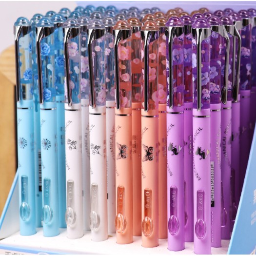 Bút chì kim tuyến hologram BC71 bút chì huy hiệu dễ thương