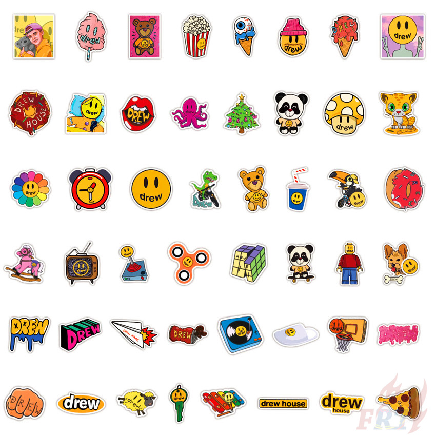 Bộ 100 Sticker Phong Cách Justin Bieber Chống Thấm Nước