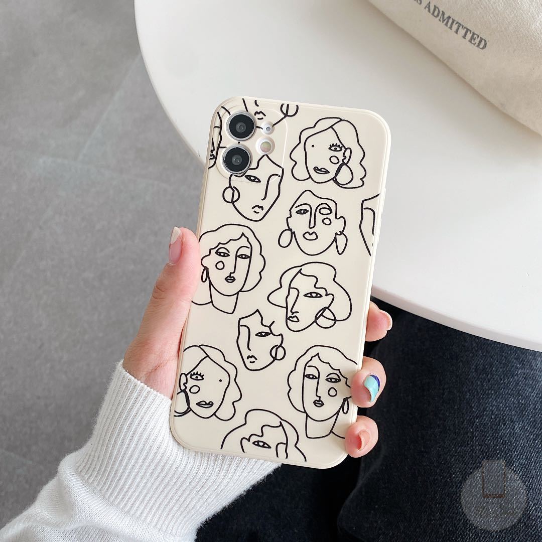 Ốp lưng silicon dẻo họa tiết hình học iPhone 11 12 Pro Max iPhone 6 6s 7 8 Plus 12 Mini X XR XS MAX SE | BigBuy360 - bigbuy360.vn