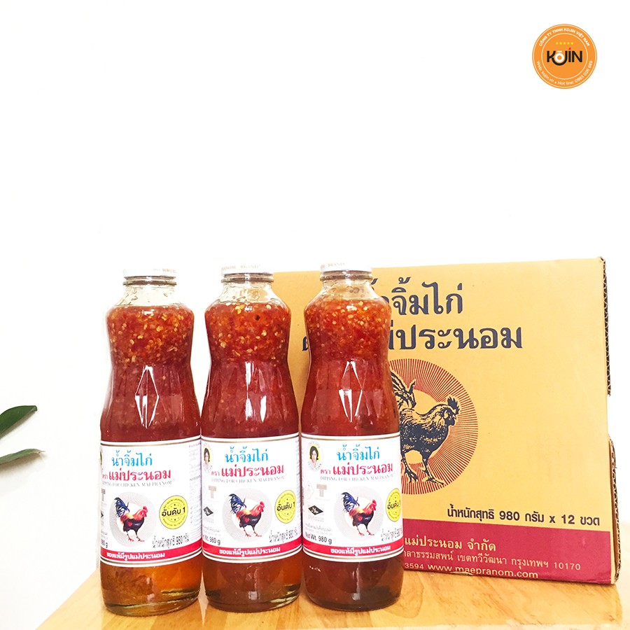 [12 chai] Sốt Gà Thái Lan - Sốt Chua Ngọt Số 1 Của Thái