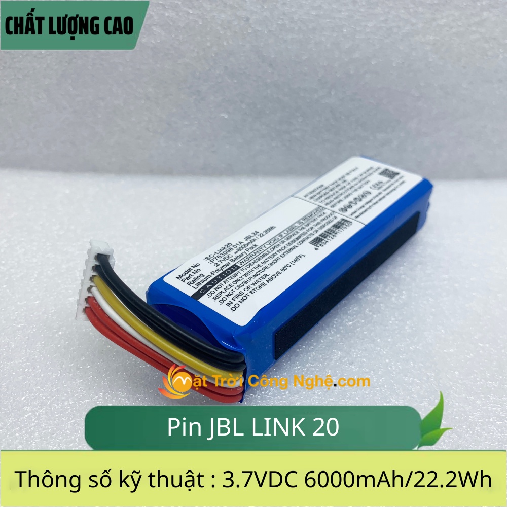 Pin JBL Link 20 - Pin loa JBL Link 20 - Thay pin loa JBL Link 20 - Mặt Trời Công Nghệ