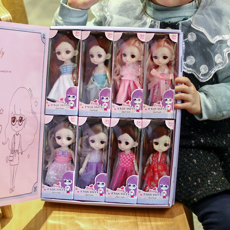 Búp Bê Công Chúa Barbie 17cm Có Nhạc Và Đèn Xinh Xắn Cho Bé Gái