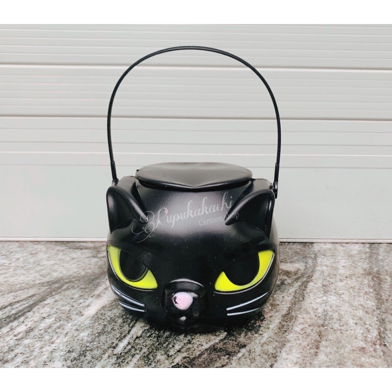 Giỏ đựng kẹo 15cm độc đáo mẫu Mèo Đen, Gấu Dâu, Đầu Lâu Đồ Chơi Halloween