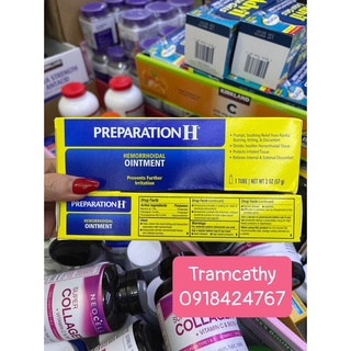 Kem bôi trĩ mỹ Preparation H Hemorrhoidal Ointment 57g