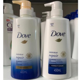 Dầu gội và dầu xả Dove thái lan 450ml