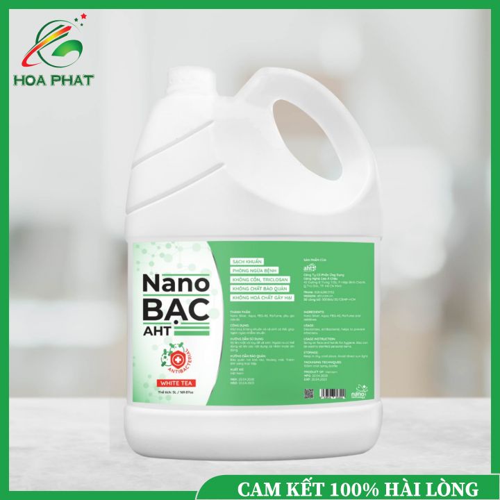 Nano Bạc, khử mùi, diệt khuẩn  AHT Dùng Cho Bình Xịt, Máy Phun sương, Hương Trà Trắng