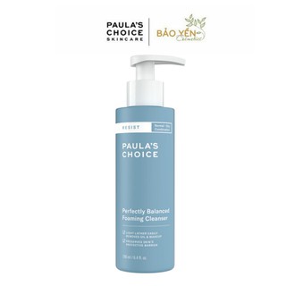 Sữa rửa mặt chống lão hoá PAULA'S CHOICE RESIST PERFECTLY BALANCED FOAMING CLEANSER 190ml
