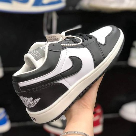 Giày thể thao nữ jodan cổ thấp, giày nữ sneaker jordan đen trắng cổ thấp các mầu nam nữ đủ size 36-43 | BigBuy360 - bigbuy360.vn