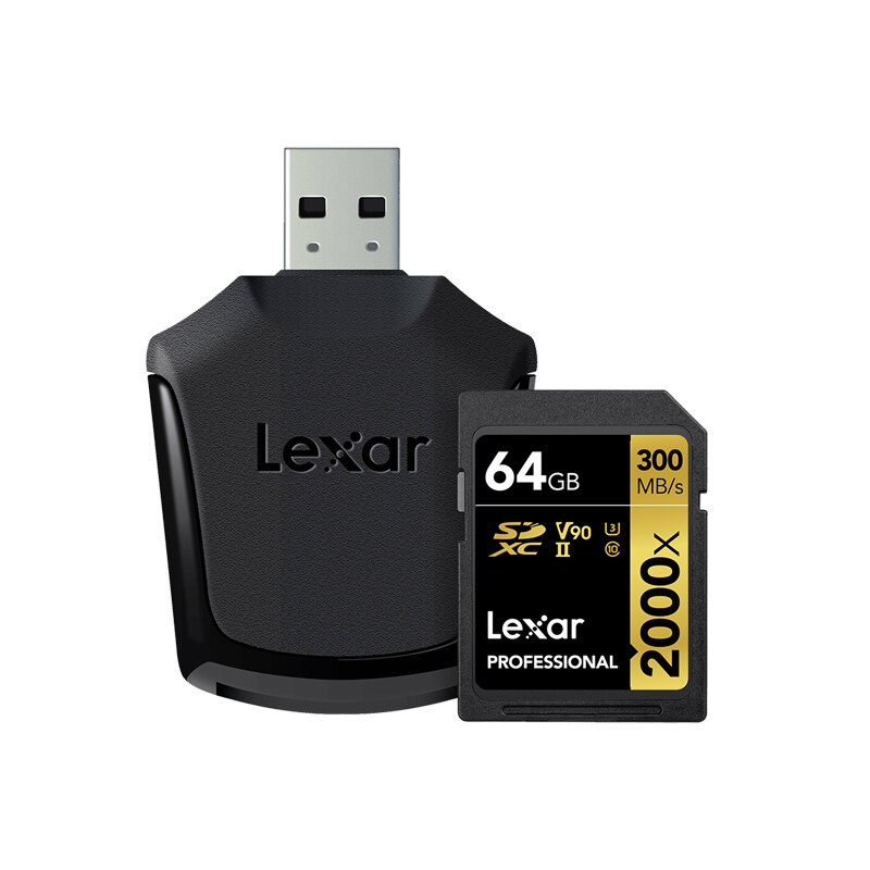 Thẻ Nhớ Lexar 300MB / s 64GB 32GB 128GB 2000x SDXC UHS-II U3 3D 4K DSLR