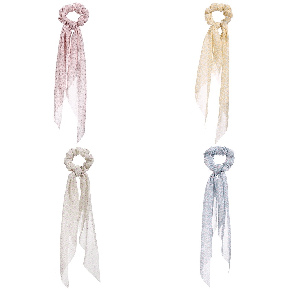 Dây Buộc Tóc Cao Su Co Giãn Đính Mặt Hoa Thời Trang Hàn Quốc Cho Nữ