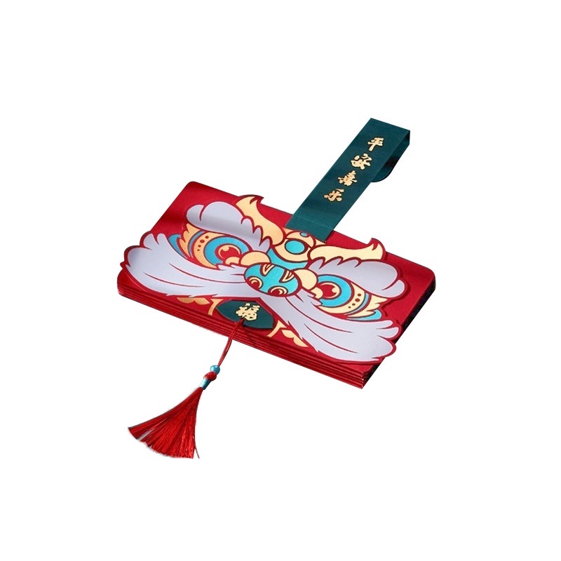Bao lì xì hình hổ hoạt hình xinh xắn gấp gọn tiện dụng FF86