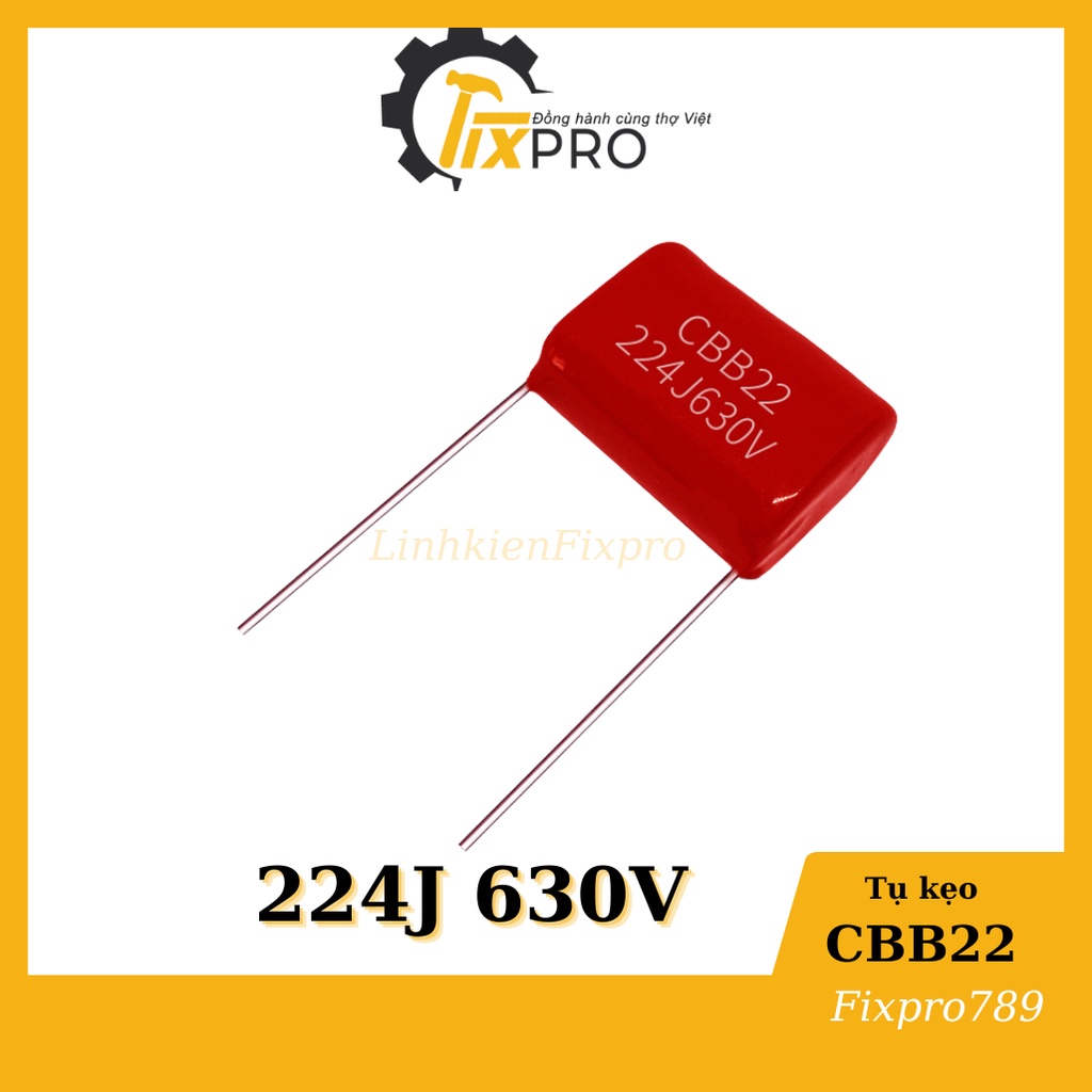 Tụ  224J 630V 220NF 0.22UF CBB22 chất lượng tốt