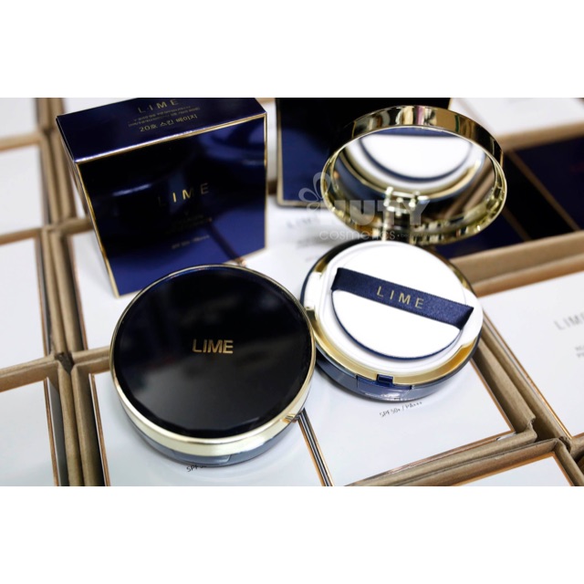 Phấn Nước Lime V Collagen Ample Cushion SPF 50+/PA+++ vỏ đen | BigBuy360 - bigbuy360.vn