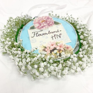 Vòng hoa baby đội đầu mỏng