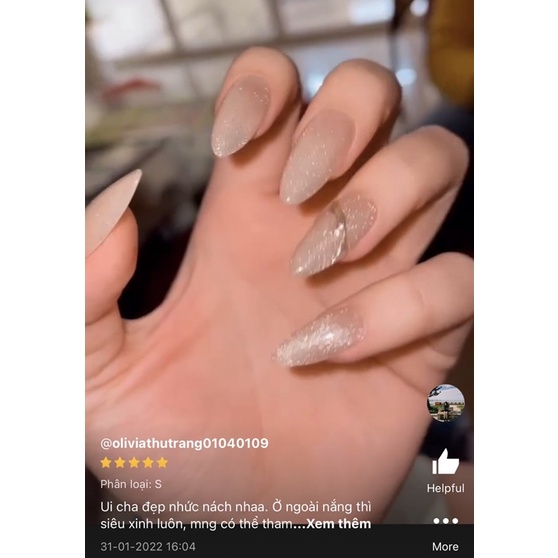 Nail Box Thiết Kế Nhũ Mắt Mèo Sang Chảnh Viền 1 Ngón julynails.vn nb089
