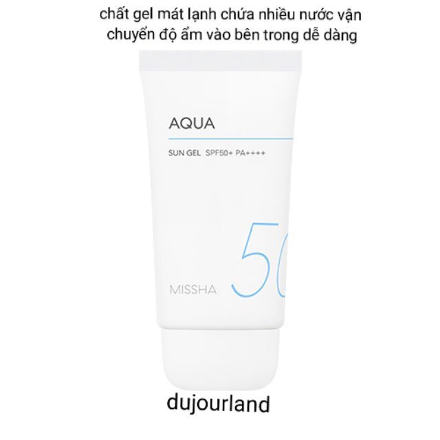 (New ) Kem Chống Nắng Missha All-Around Safe Block Aqua Sun Gel