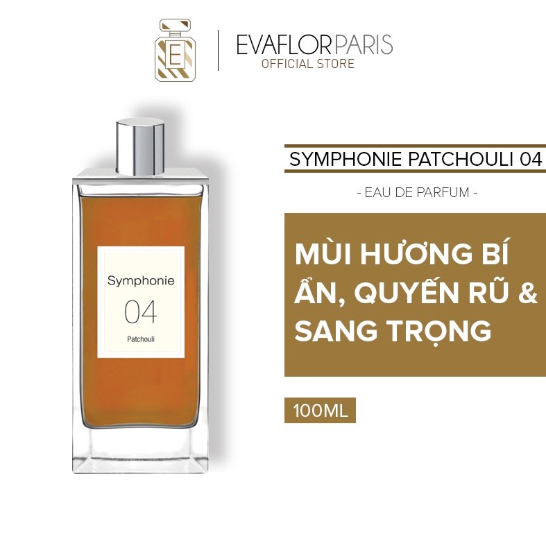 Nước hoa nữ Evaflor Symphonie Patchouli 04 hương hoa quyến rũ sang trọng 100ml