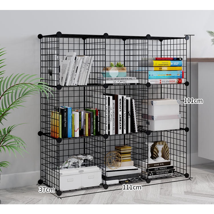 TẶNG CHỐT TỦ LƯỚI SẮT THÉP 9 Ô ĐỂ ĐỒ TIỆN DỤNG, ĐA NĂNG