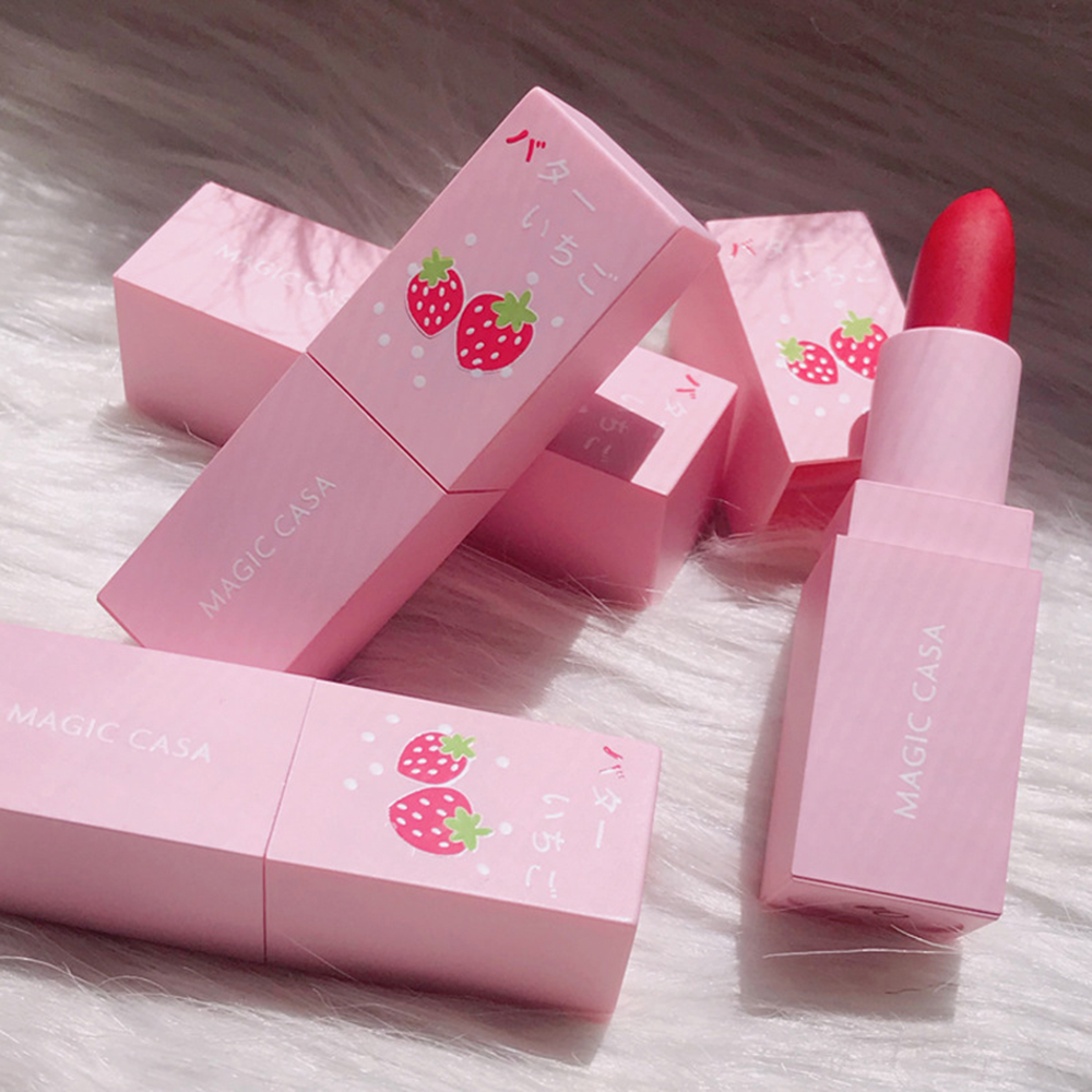 Students Matte Red Lipstick Moist Mist Face Color Lip Gloss Cosmetics | BigBuy360 - bigbuy360.vn