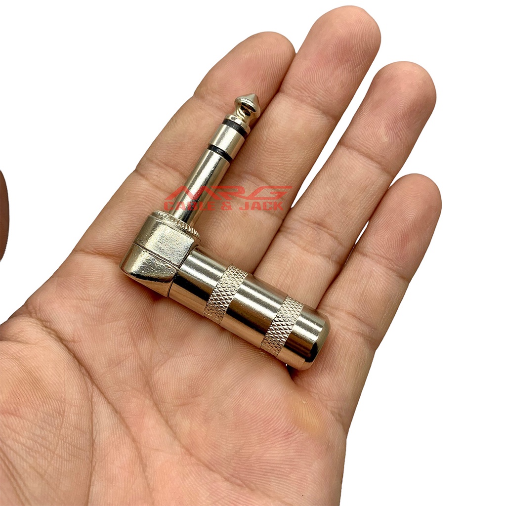 Jack 6Ly Stereo Cong Góc Vuông, giá 1 chiếc, dùng hàn dây tín hiệu âm thanh.