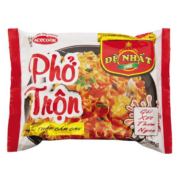 Thùng 18 Gói Phở Trộn Đệ Nhất Vị Bò/ Thập Cẩm Cay 82g