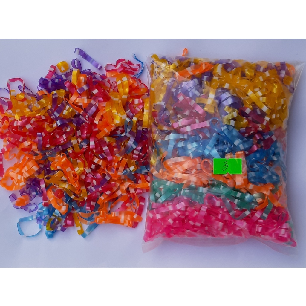 Túi 50g thun (chun) cột tóc Màu số 03)