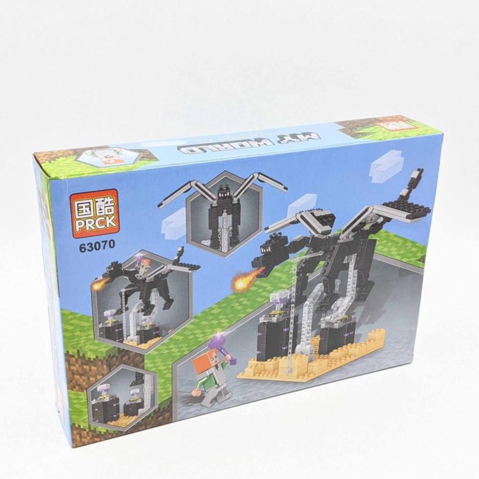 [Khai trương giảm giá] Bộ LEGO Minecraft 280 miếng ghép - Lắp ráp mô hình MY WORLD