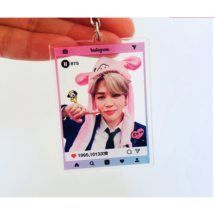 Móc khoá instagram Bangtan