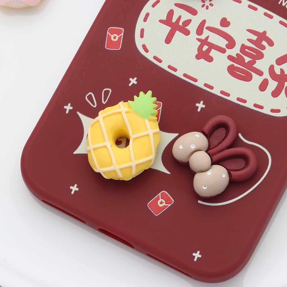 Đồ trang trí hình bánh donut bằng resin xinh xắn làm đẹp nhà búp bê DIY