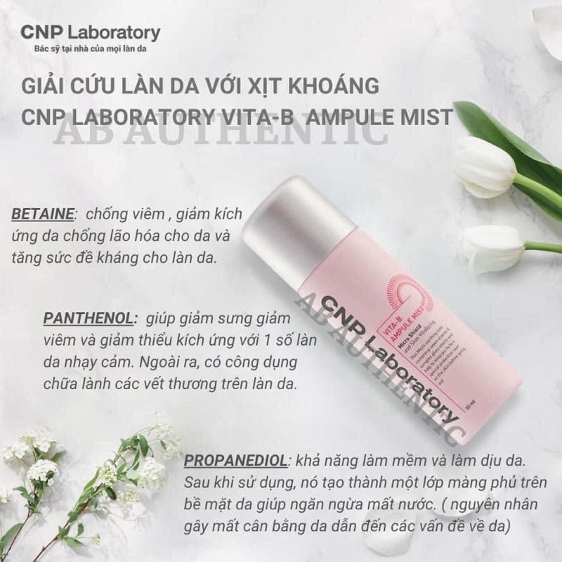 Xịt khoáng CNP Laboratory Vita B Ampule Mist 50ml