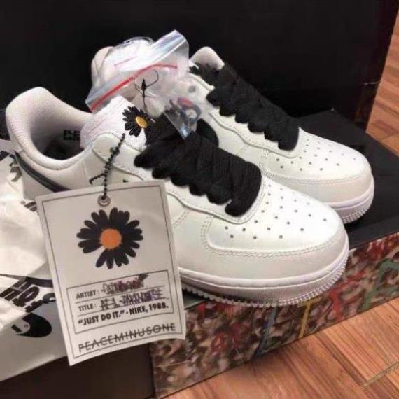 Giày Thể Thao Nam Nữ Giá Rẻ Giầy Nike Air Force 1 Gdragon AF1 Hoa Cúc Da Cao Cấp Thoáng Khí -ju2 !