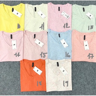 ÁO THUN CỔ TIM _ BASIC HM
