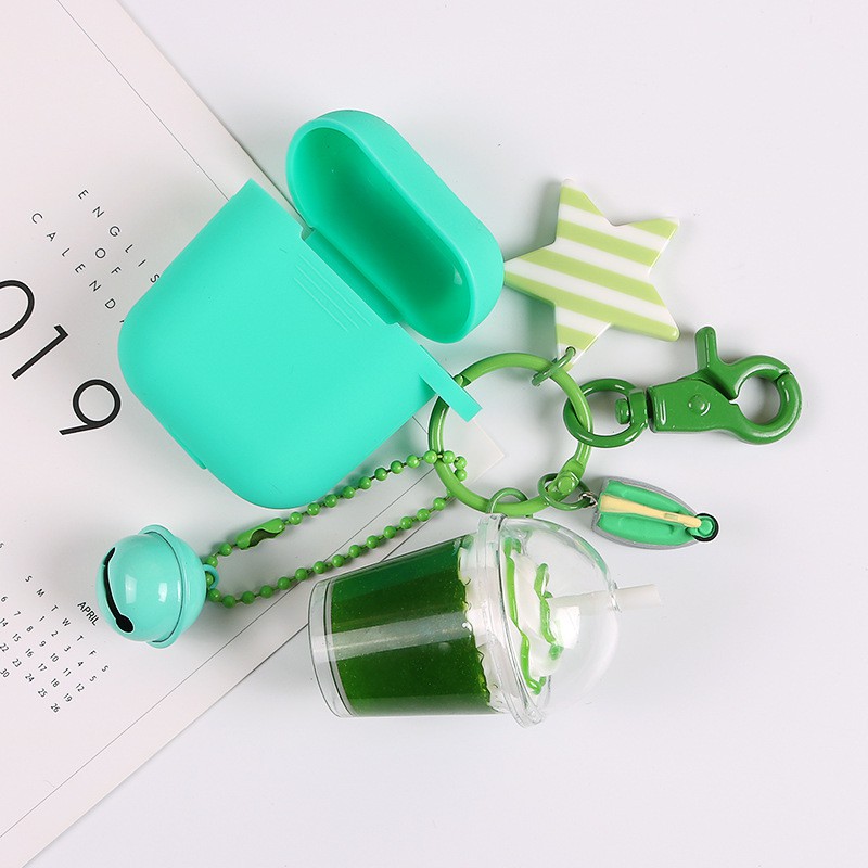 Móc khóa hình ly trà sữa xinh xắn