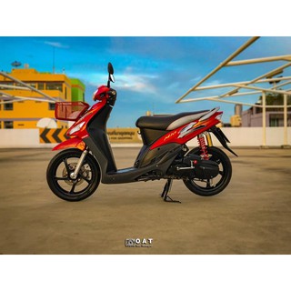 Tem mio Z rời dán xe đỏ in siêu đẹp