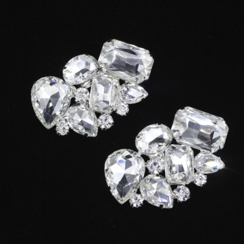 2 Kẹp Giày Trang Trí Đính Đá Cho Tiệc Cưới 5 Kiểu Lựa Chọn