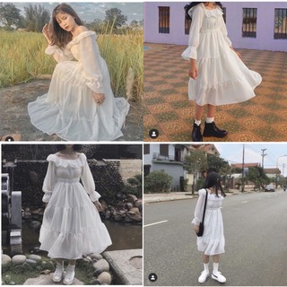 VÁY TIỂU THƯ Babydoll - ĐẦM XÒE 2 LỚP MẶC NHIỀU KIỂU HOT
