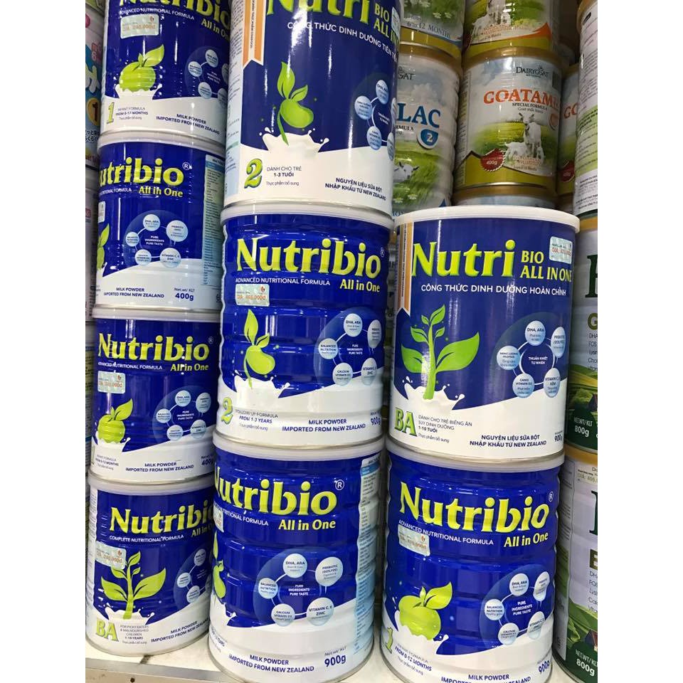 Sữa Nutribio All In One 900G Dành cho trẻ thiếu cân, suy dinh dưỡng