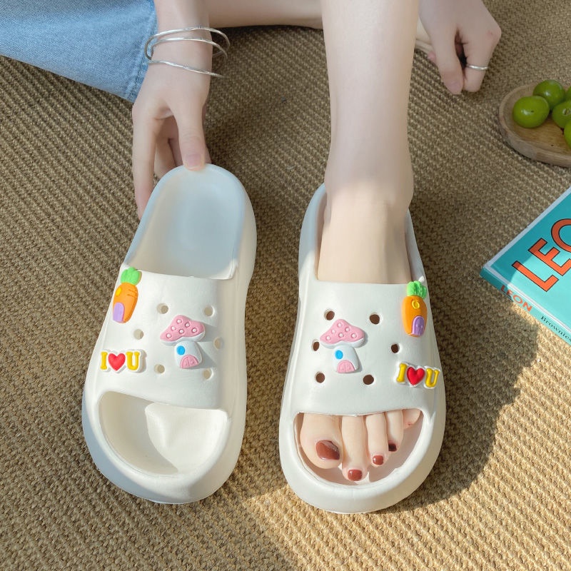 Dép Xỏ Ngón Đế Dày Chống Trượt Thời Trang Mùa Hè Cho Nữ