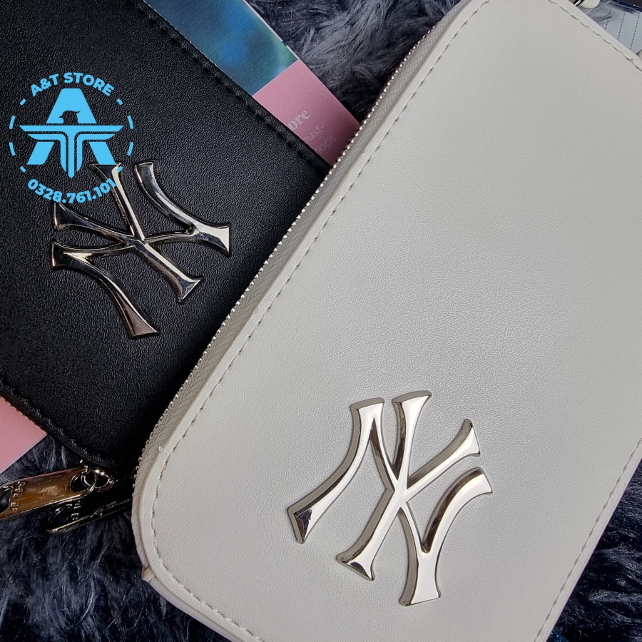 Túi Đeo Chéo MLB NY Mini Neck Pouch New York Yankees Full Tag Code