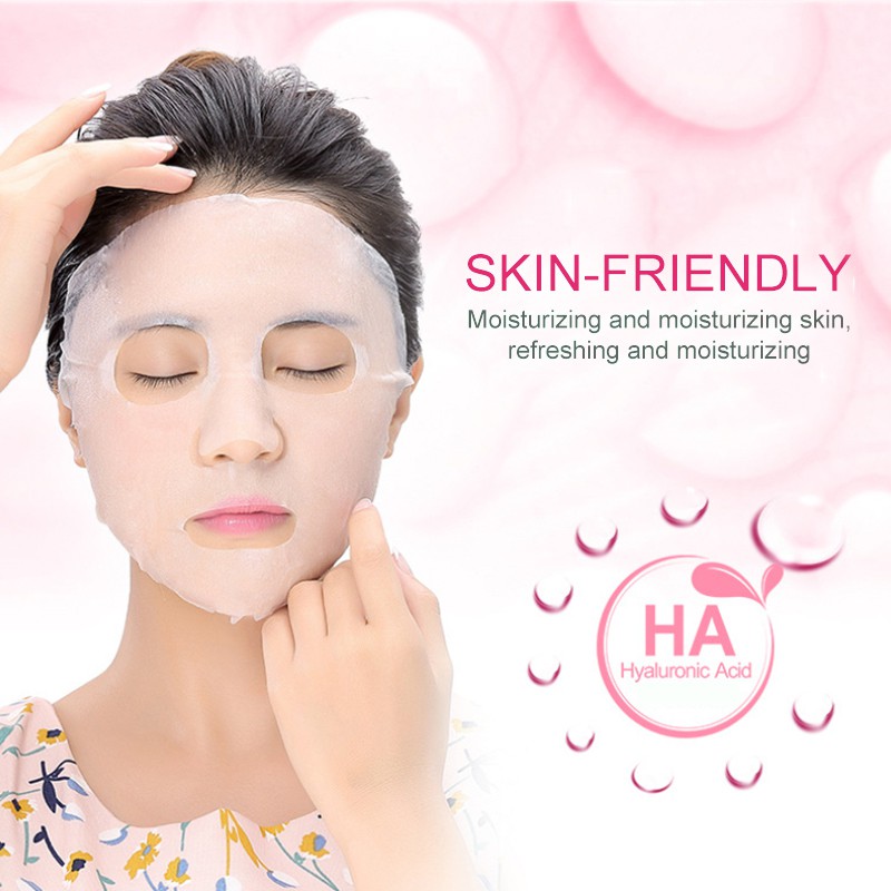 Image 1 Pcs Hyaluronic Acid Mask HA Moisturizing hydrating Oil Control Facial Mask | BigBuy360 - bigbuy360.vn