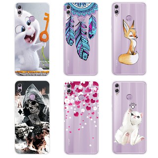 HUAWEI HONOR 8X casing Printed phone case Cartoon Back Cover For HUAWEI HONOR 8X