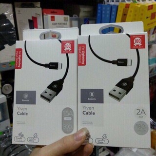 Dây cáp sạc Yiven Baseus sạc nhanh 2A dai 1M8 dành cho ss ip type c