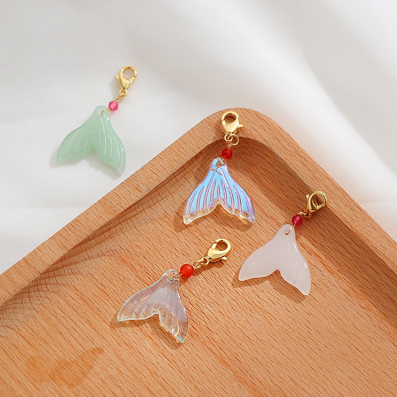 Móc Khóa Đuôi Cá Nhỏ Tự Làm 14K