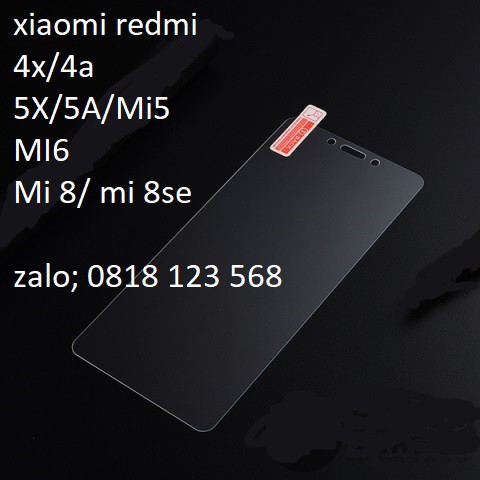 cường lực xiaomi redmi 4x/4a mi 5/mi 5x/mi 5a mi 6 mi 8/mi 8se NOTE 8PTO