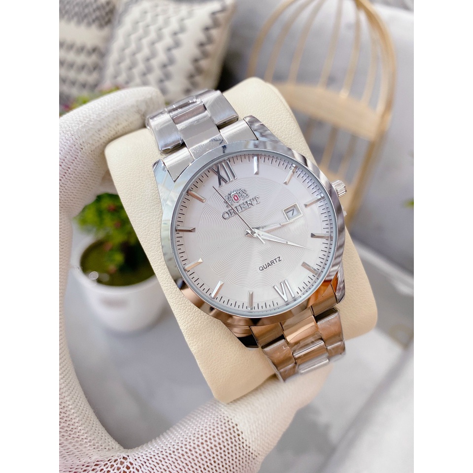 Đồng hồ nam sang trọng Orient dây thép không gỉ , kim trôi , máy pin , đồng hồ thời trang | BigBuy360 - bigbuy360.vn