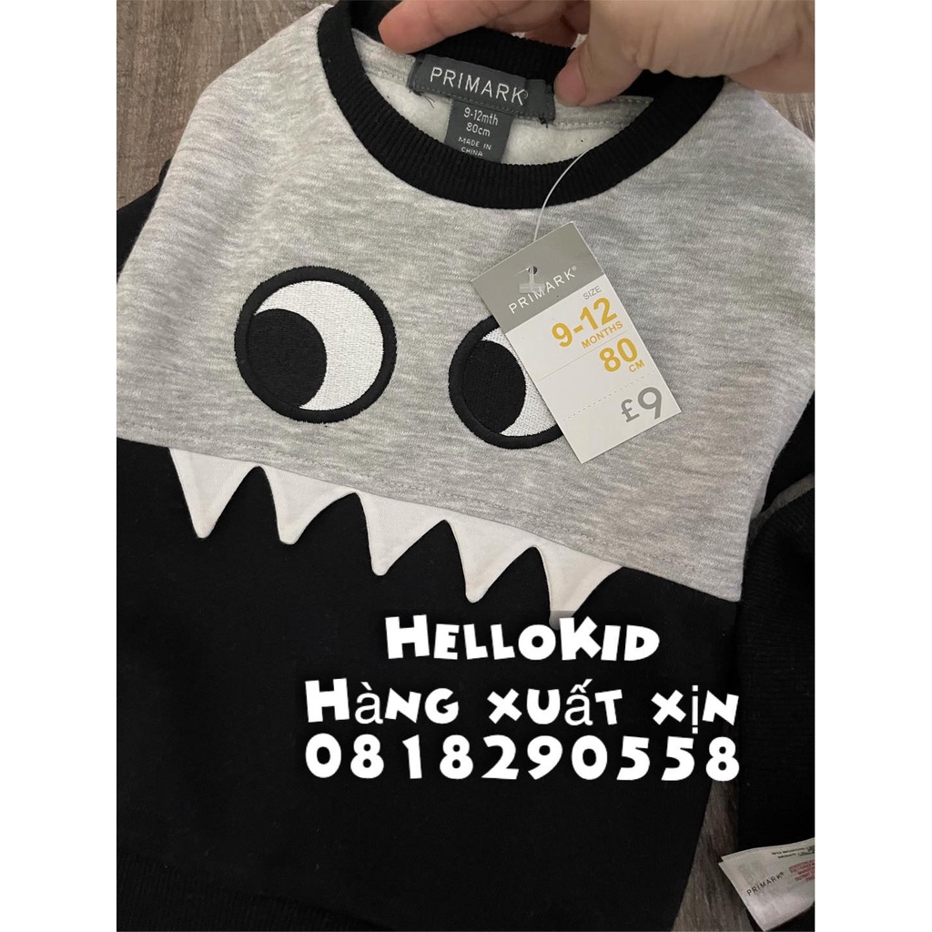 B559 - Bộ nỉ monster bé trai