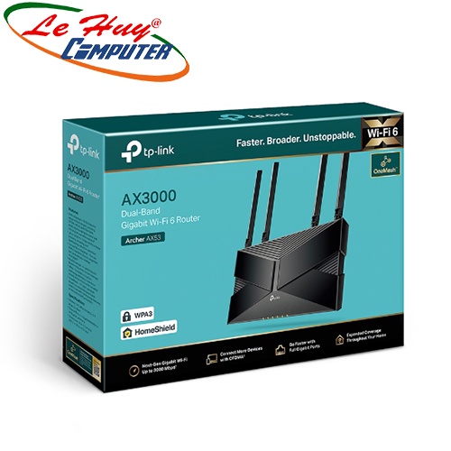 Bộ Phát Wifi TP-Link Archer AX53 Băng Tần Kép AX3000 WiFi 6