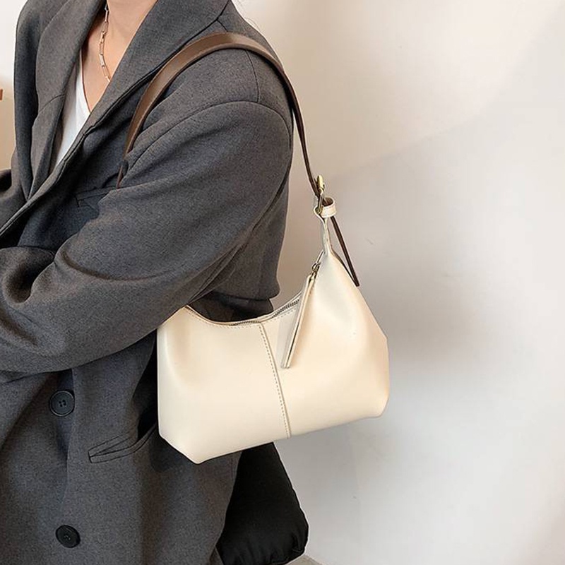Túi đeo vai IELGY màu trơn đơn giản thời trang cho nữ