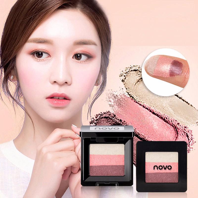 Bảng màu phấn mắt NOVO ánh nhũ lấp lánh chất phấn mềm mại 100% chính hãng