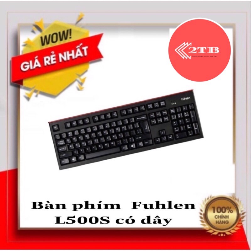 Bàn phím Fuhlen có dây L500S-2TB online